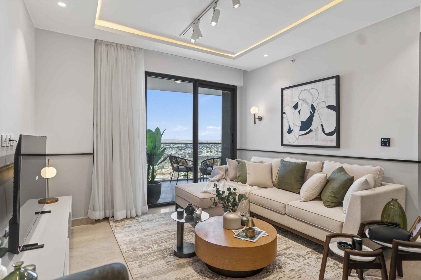 2BR Apartment – Sheikh Zayed – ZED Towers — Living Room in ZED Towers, Sheikh Zayed, Egypt