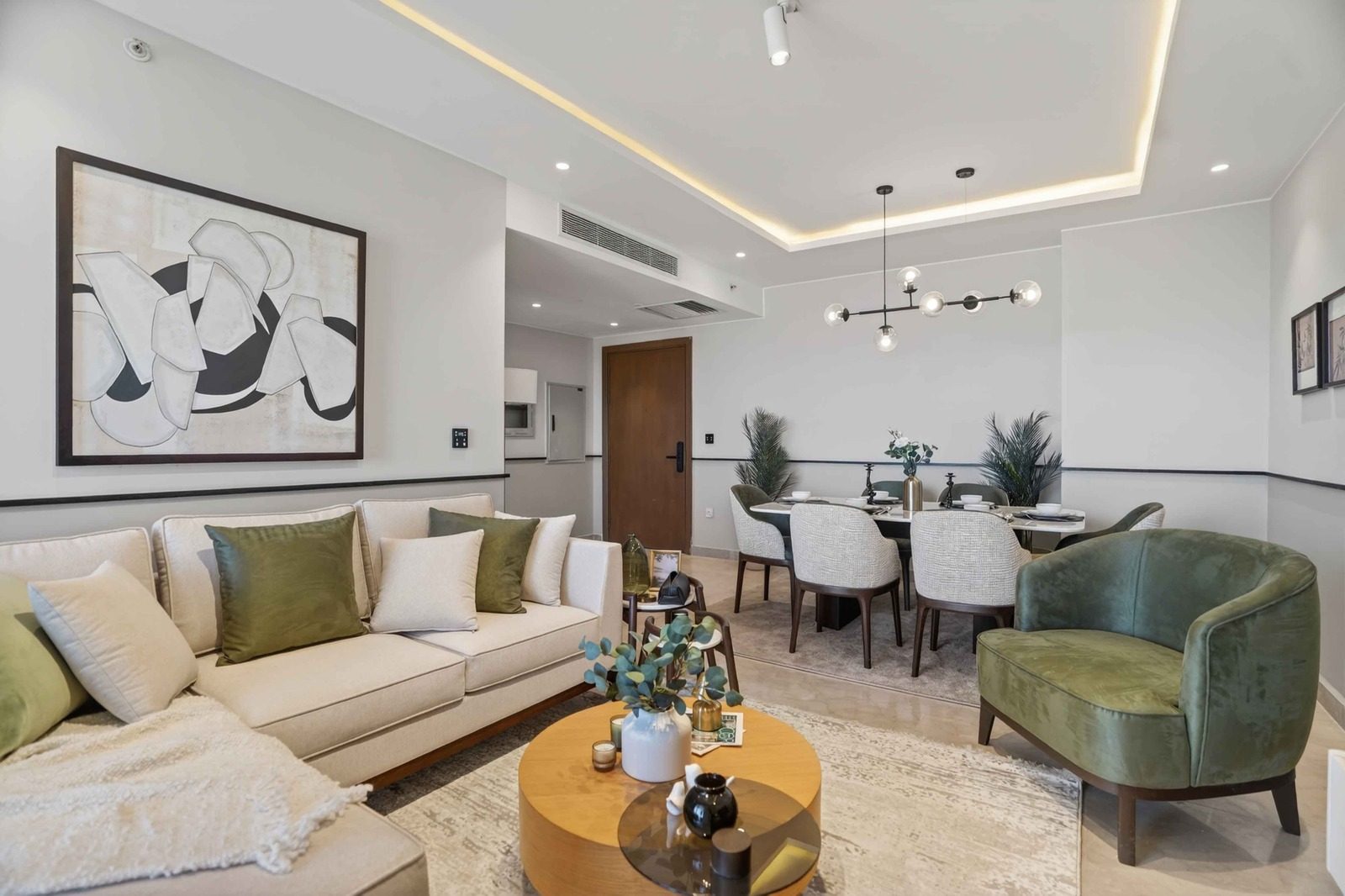 2BR Apartment – Sheikh Zayed – ZED Towers — Living Room in ZED Towers, Sheikh Zayed, Egypt — photo 2