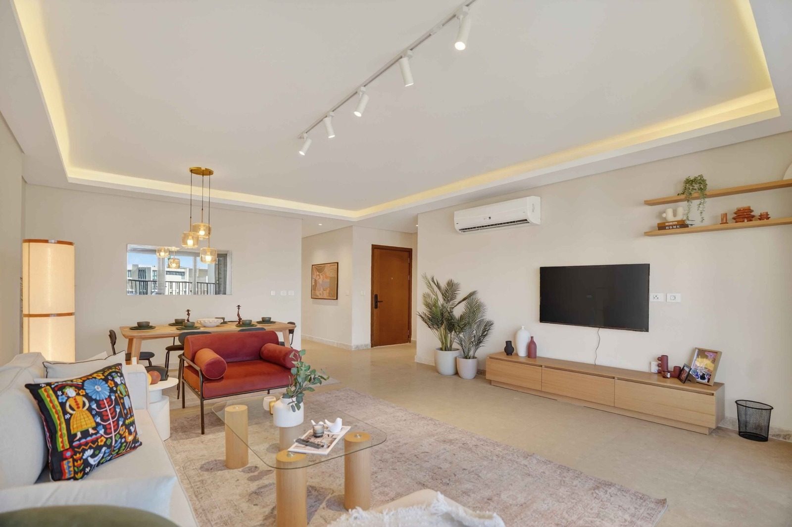 Inviting 3BR Apartment – Sheikh Zayed – ZED Towers — Living Room in ZED Towers, Sheikh Zayed, Egypt