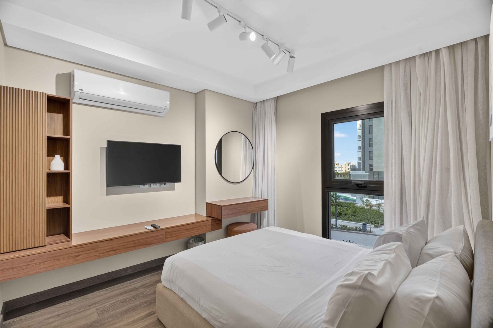 Modern 2BR Apartment – Park View – ZED Towers — Bedroom 2 in ZED Towers, Sheikh Zayed, Egypt — photo 2