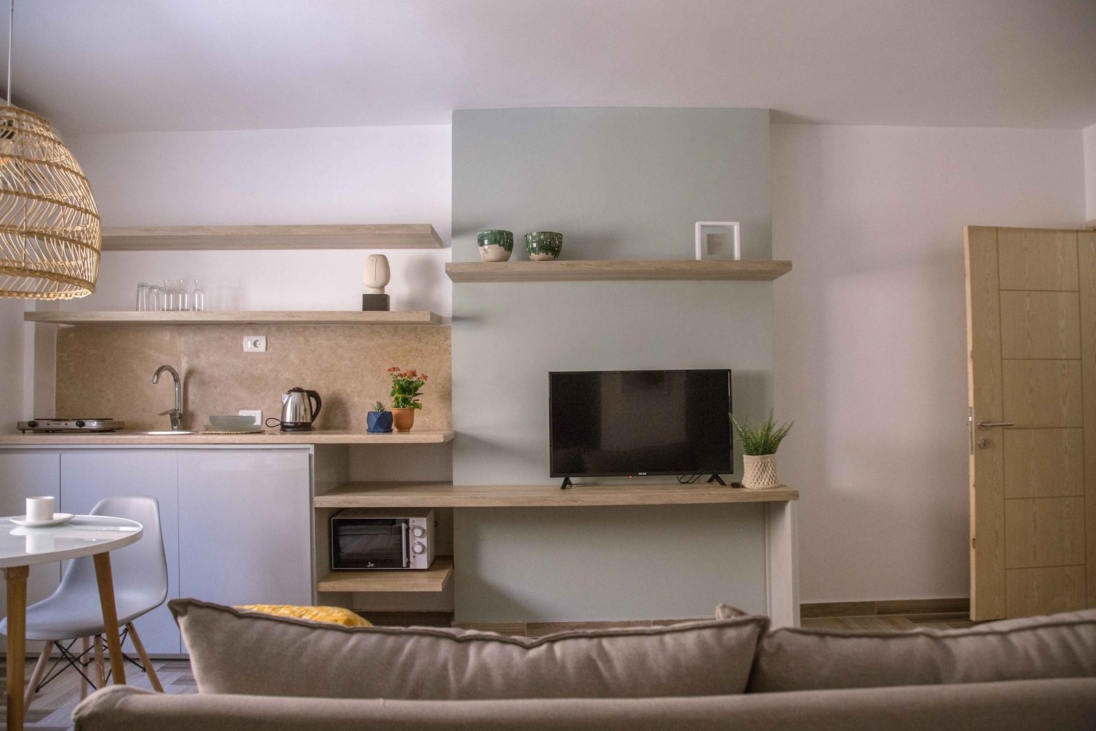 Sleek Studio – City View – Arkan Plaza — Full Kitchen in Near Arkan Plaza, Sheikh Zayed, Egypt