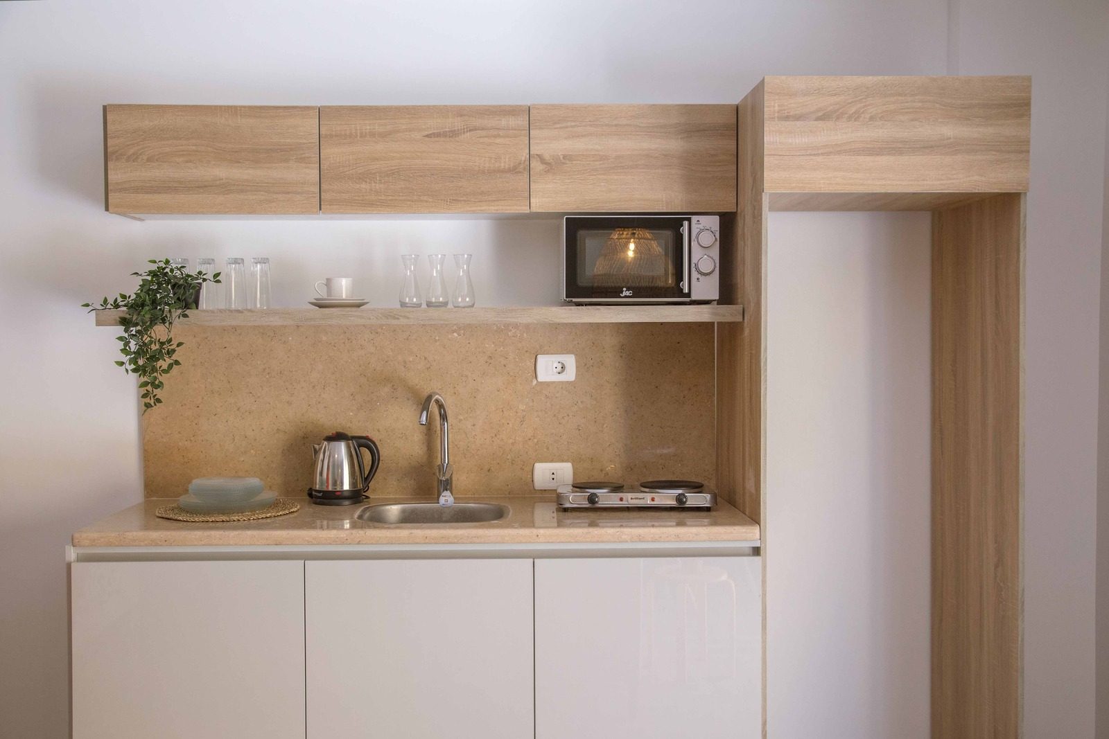 Polished Studio – City View – Arkan Plaza — Full Kitchen in Near Arkan Plaza, Sheikh Zayed, Egypt