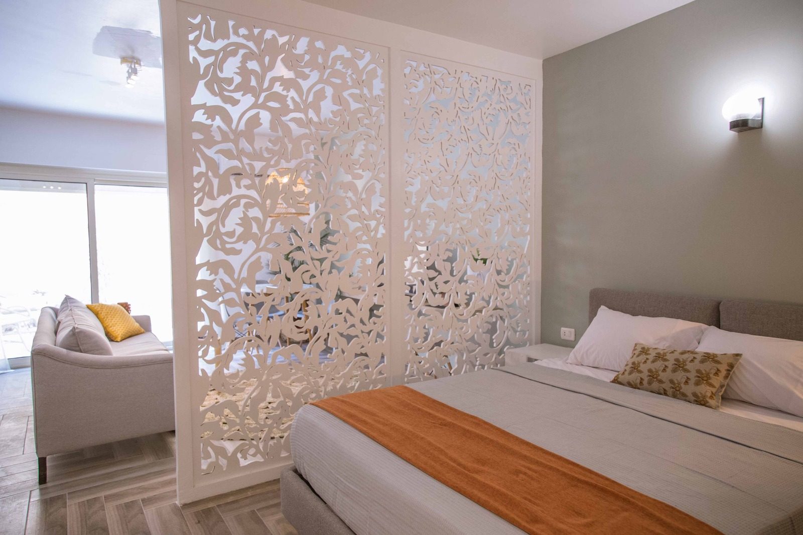 Polished Studio – City View – Arkan Plaza — Bedroom 1 in Near Arkan Plaza, Sheikh Zayed, Egypt — photo 2