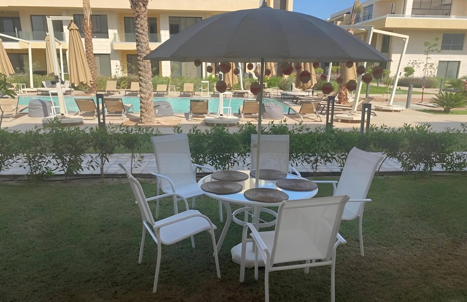 3BR Apartment – Pool View – El Gouna — Backyard in G-Cribs, El Gouna, Egypt