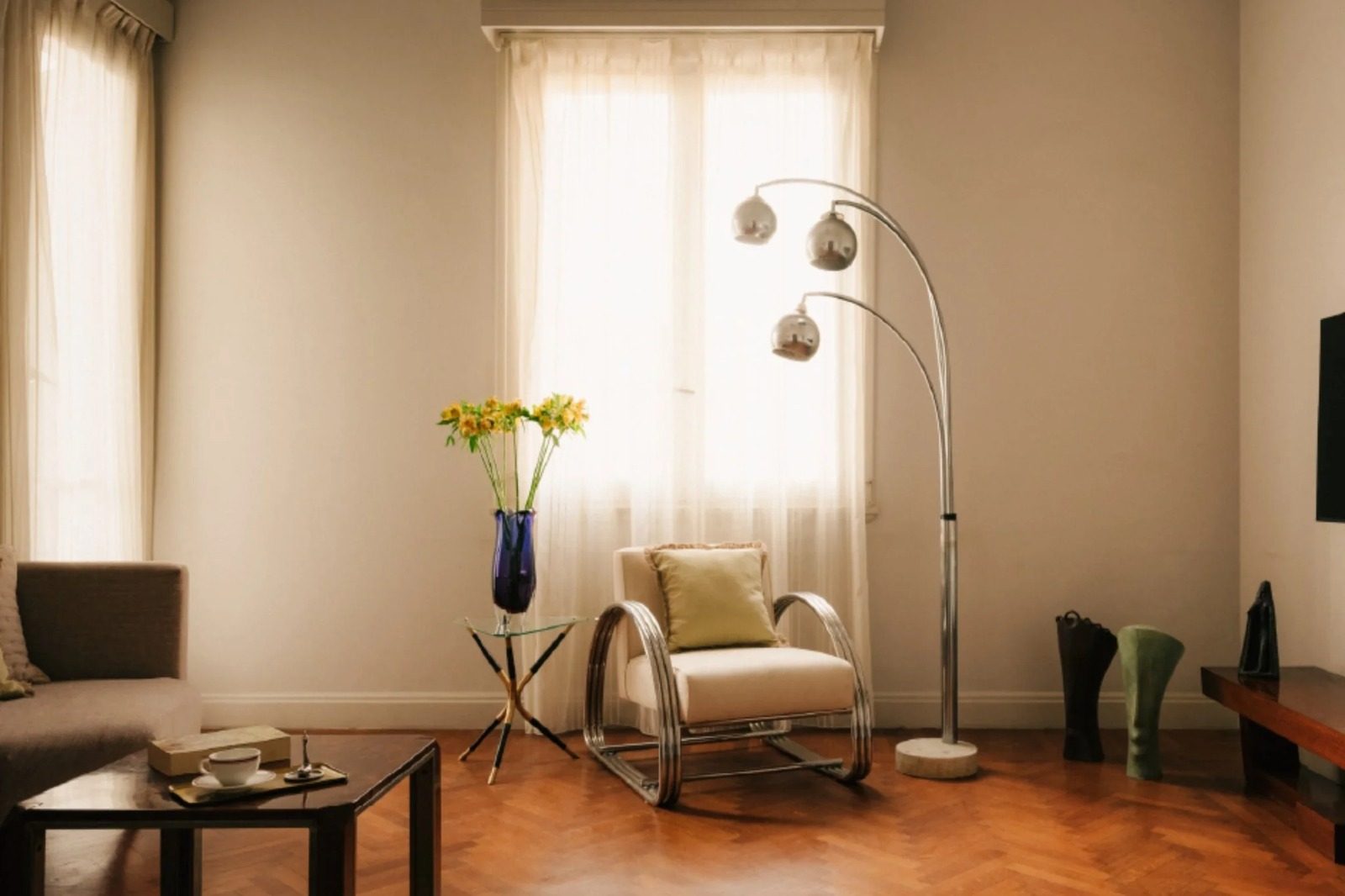 2BR Apartment – Downtown Cairo — Living Room in Adly St, Downtown Cairo — near Talaat Harb Square, Egypt