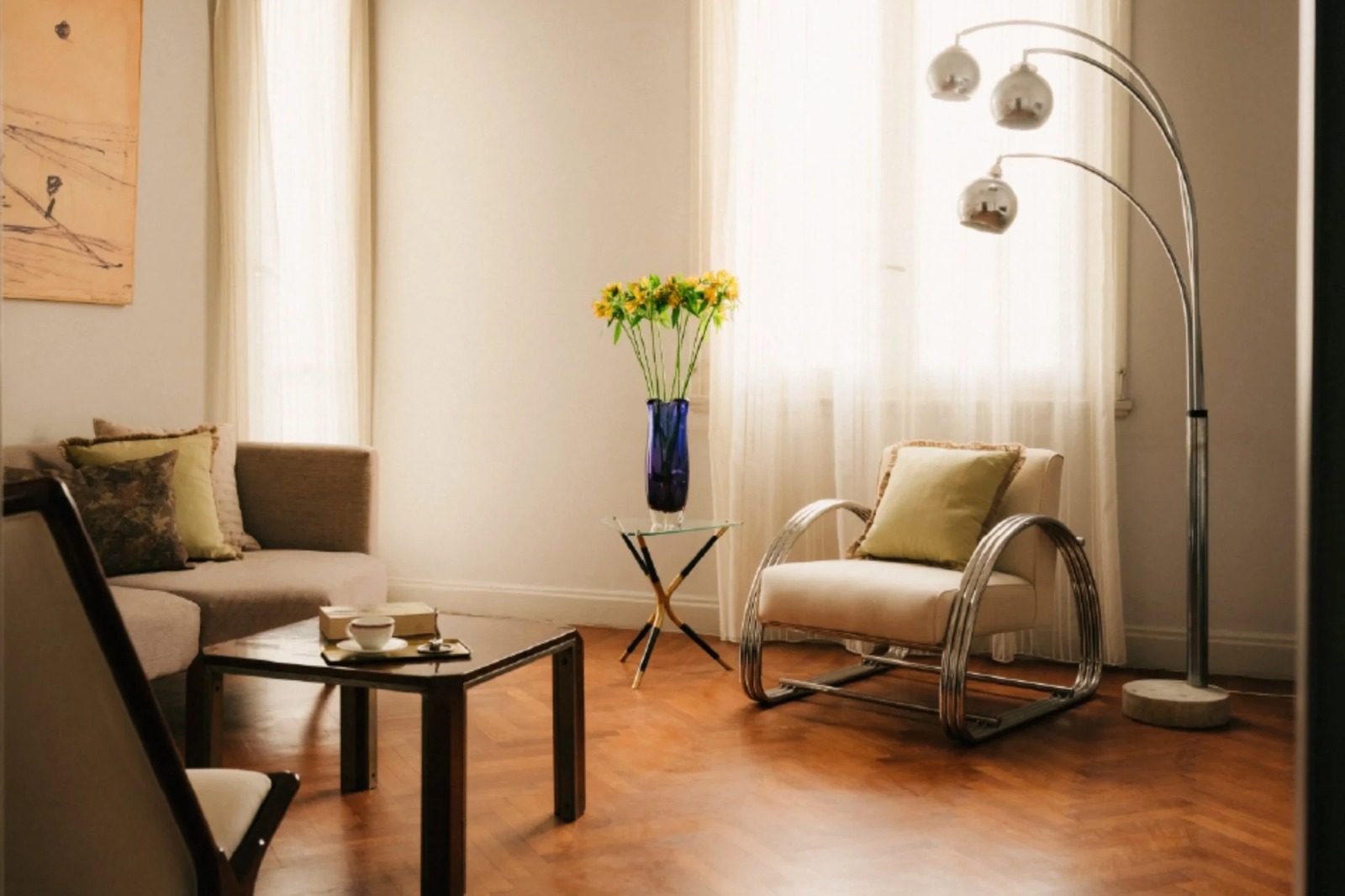 2BR Apartment – Downtown Cairo — Living Room in Adly St, Downtown Cairo — near Talaat Harb Square, Egypt — photo 3