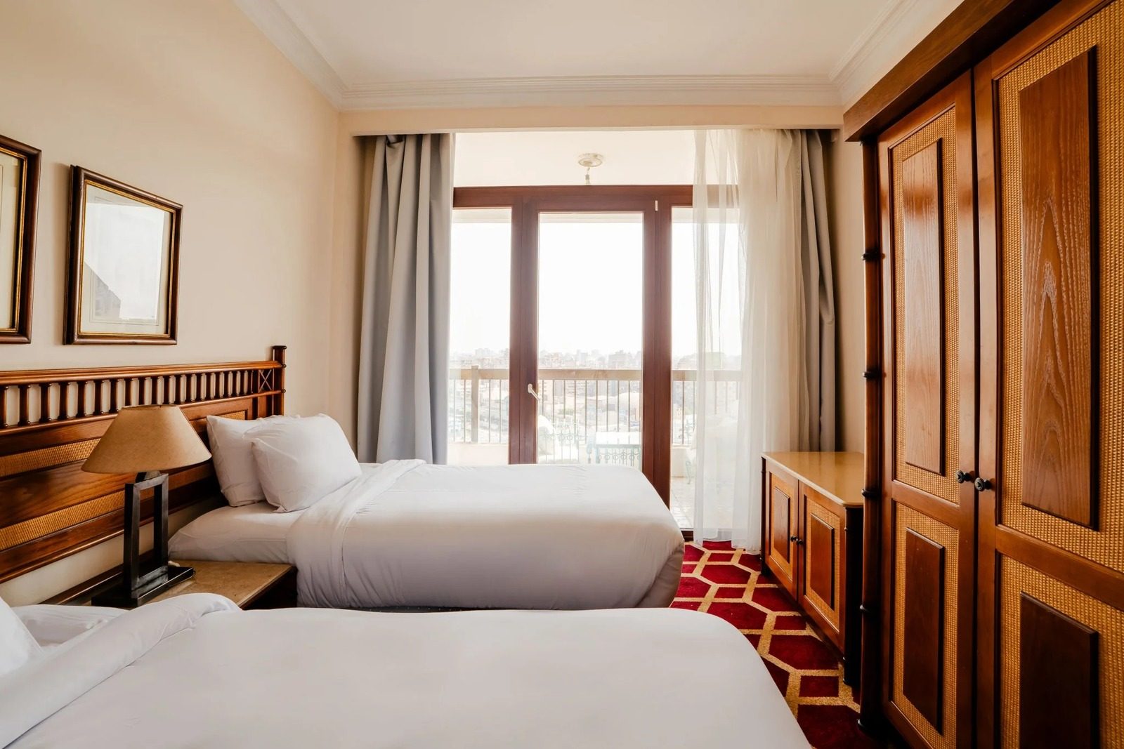 2BR Royal Suite – Nile View – Nile-side Hotel, Zamalek — Bedroom 2 in Nile side of Zamalek, Cairo, Egypt — photo 2
