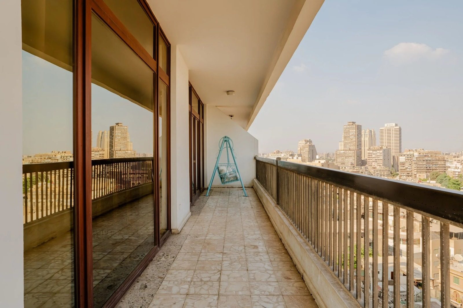 2BR Royal Suite – Nile View – Nile-side Hotel, Zamalek — Balcony in Nile side of Zamalek, Cairo, Egypt