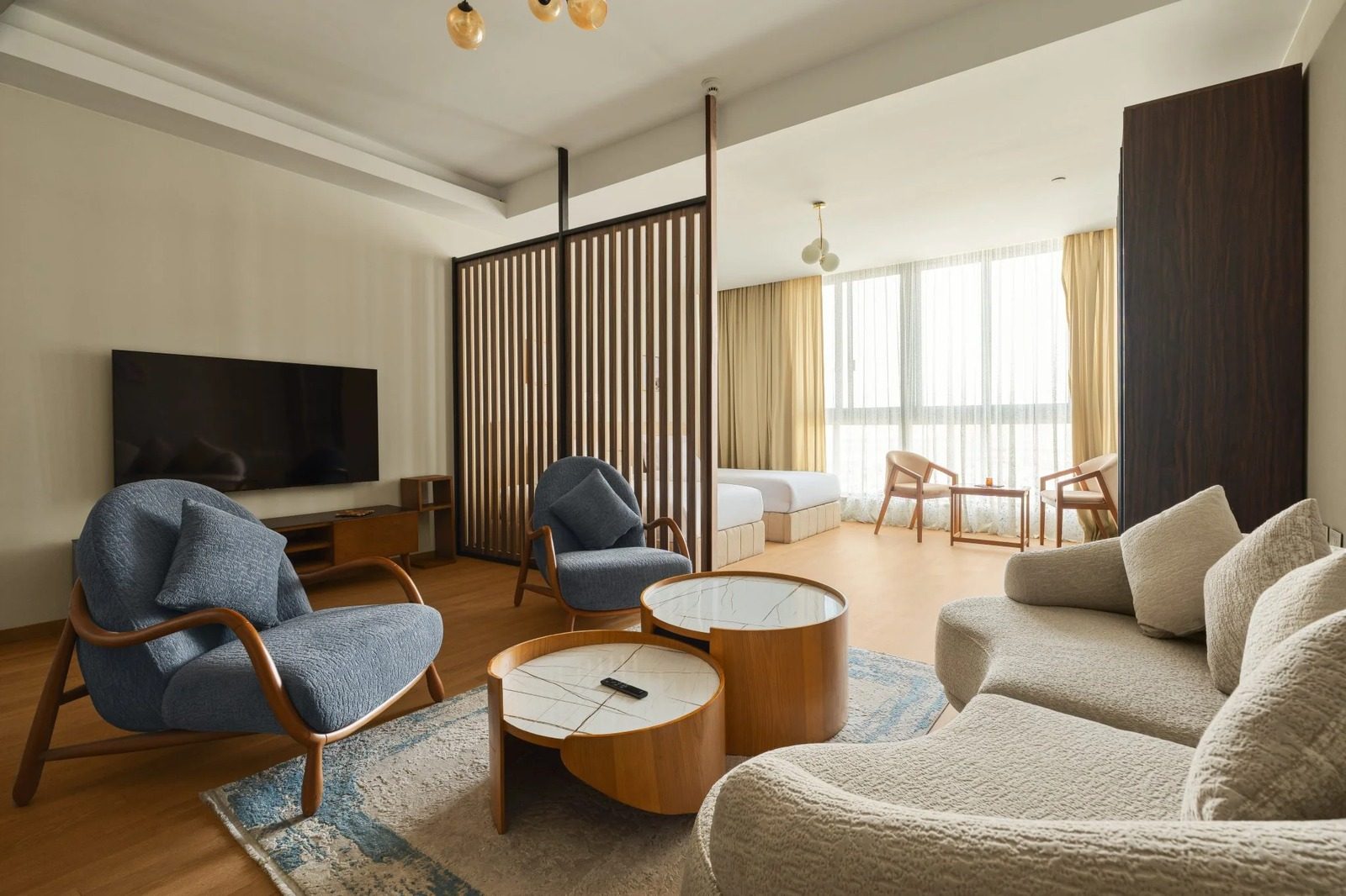 Serene Studio with Kitchen – Aeon Towers, Sheikh Zayed — Living Room in Aeon Towers, Sheikh Zayed City, Egypt — photo 3