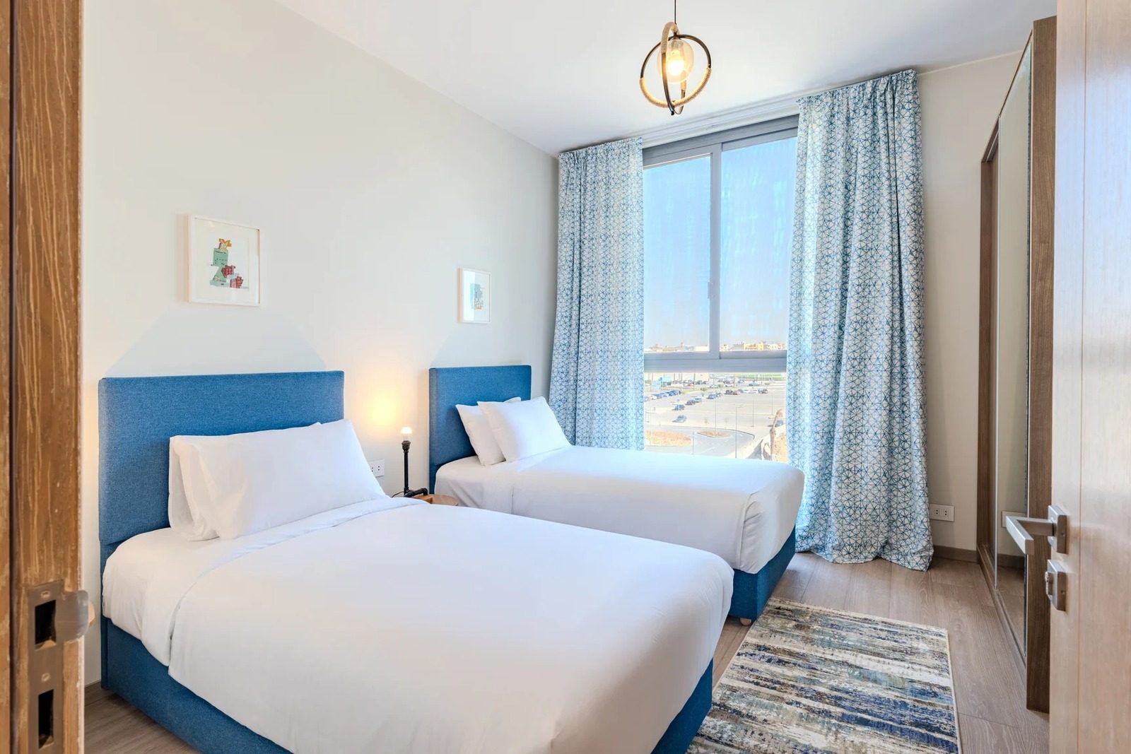 Modern 2BR Apartment with Kitchen – Aeon Towers, Sheikh Zayed — Bedroom 2 in Aeon Towers, Sheikh Zayed City, Egypt