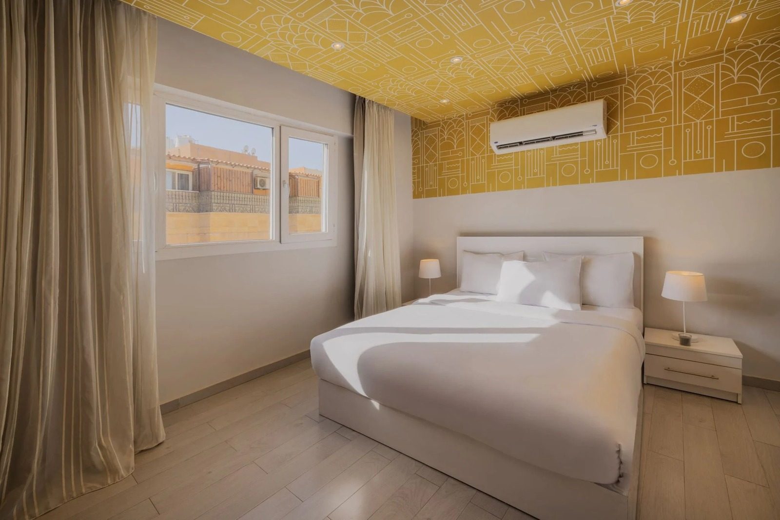 3BR Apartment – Pyramids View – near the Pyramids — Bedroom 1 in Haram district, Giza — near the Pyramids and the Grand Egyptian Museum, Egypt — photo 2