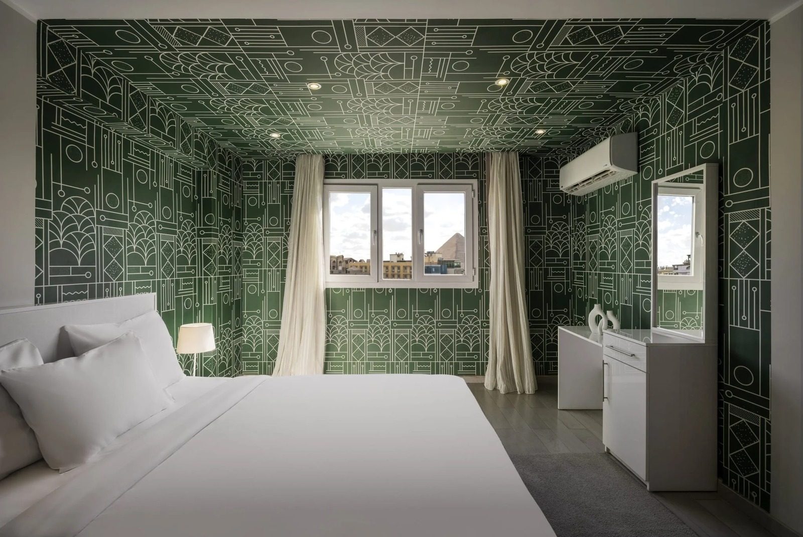 3BR Apartment – Pyramids View – near the Pyramids — Bedroom 2 in Haram district, Giza — near the Pyramids and the Grand Egyptian Museum, Egypt — photo 2
