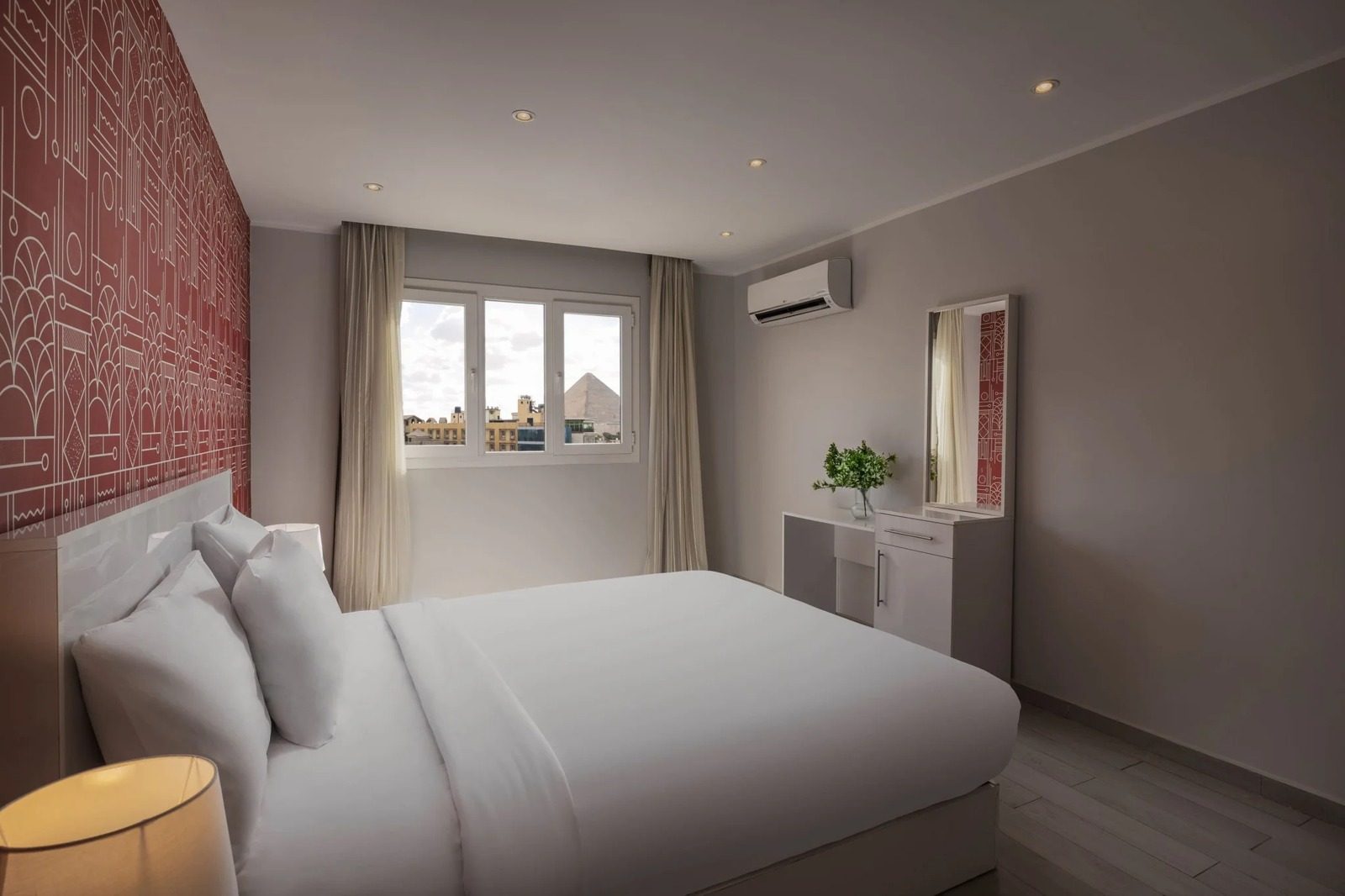 3BR Apartment – Pyramids View – near the Pyramids — Bedroom 3 in Haram district, Giza — near the Pyramids and the Grand Egyptian Museum, Egypt — photo 3