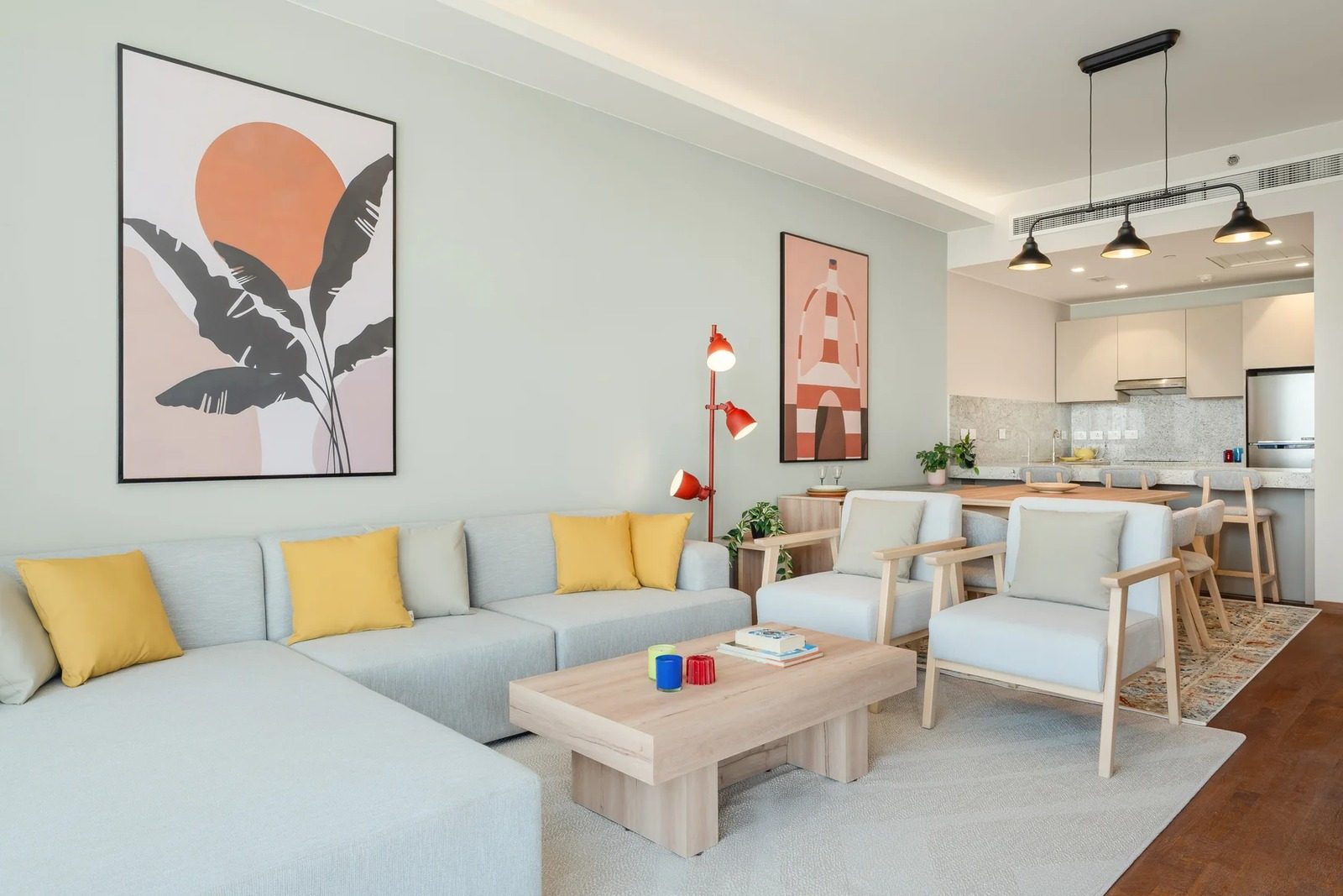 Elegant 2BR Apartment with Kitchen – Aeon Towers, Sheikh Zayed — Living Room in Aeon Towers, Sheikh Zayed City, Egypt