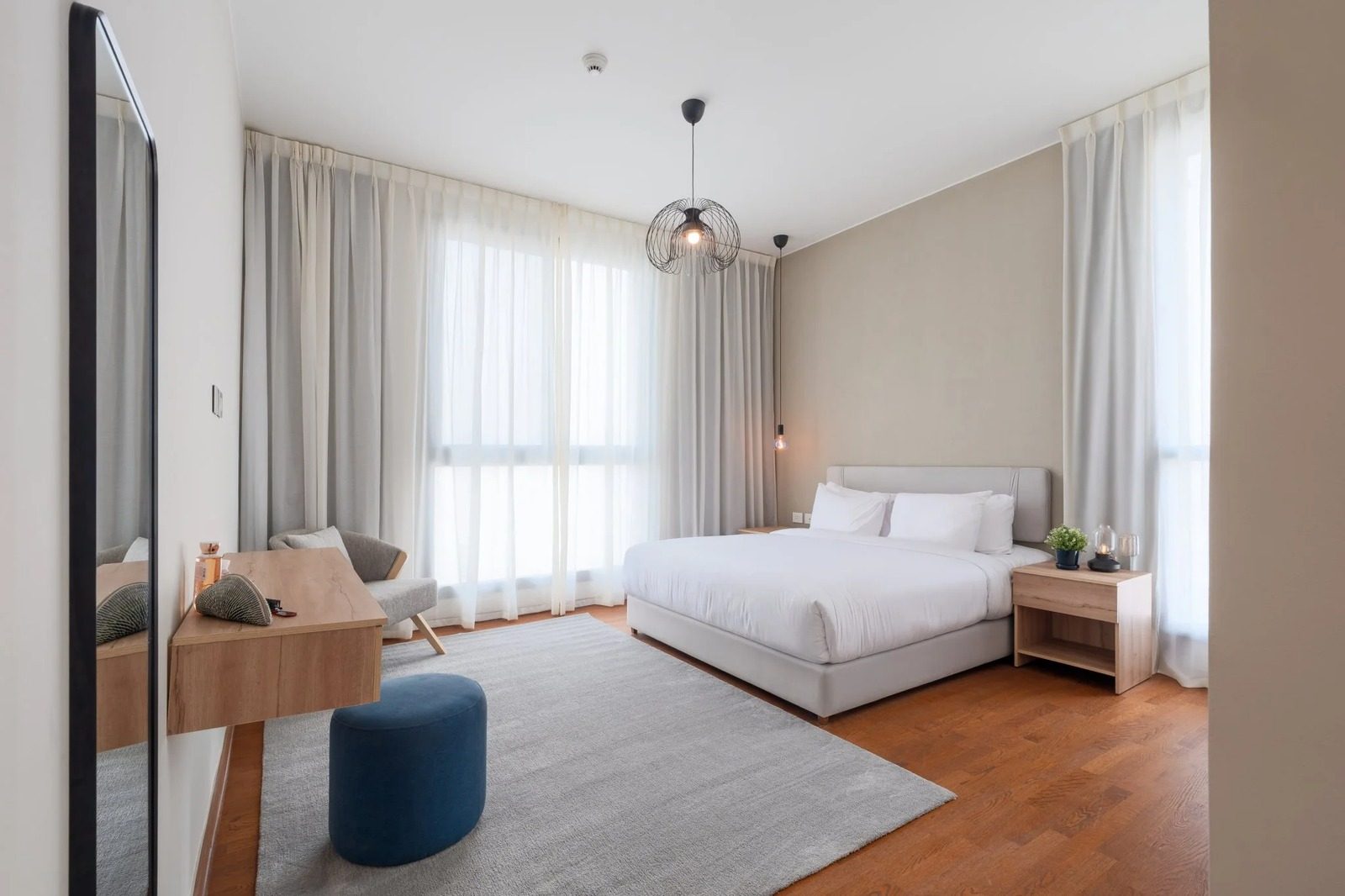 Serene 2BR Apartment with Kitchen – Aeon Towers, Sheikh Zayed — Bedroom 1 in Aeon Towers, Sheikh Zayed City, Egypt