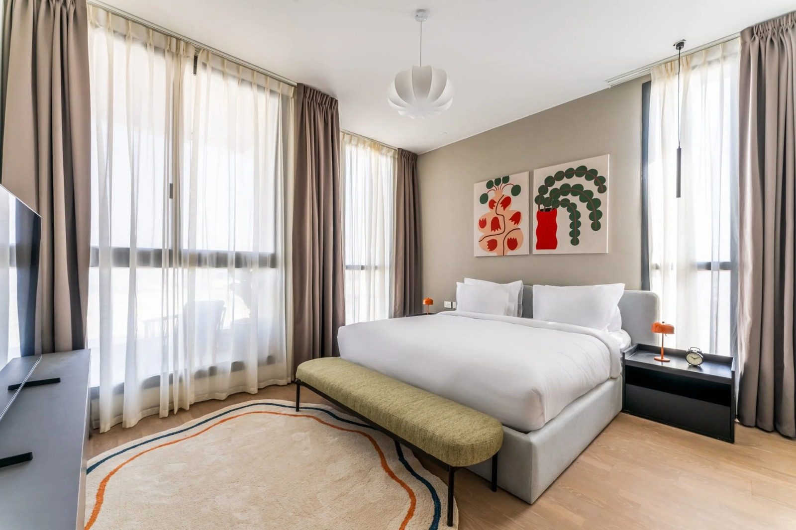 3BR Apartment – Garden View – Aeon Towers, Sheikh Zayed — Bedroom 3 in Aeon Towers, Sheikh Zayed City, Egypt