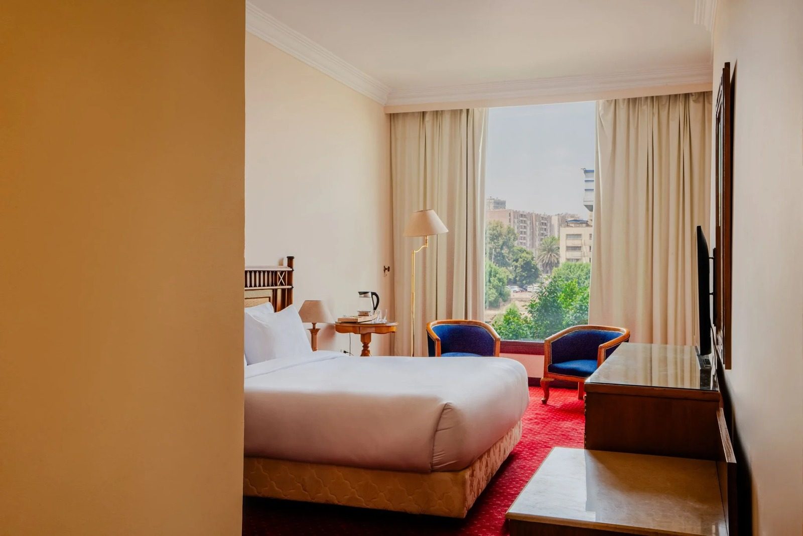 Standard King Room – Nile View – Nile-side Hotel, Zamalek — Bedroom 1 in Nile side of Zamalek, Cairo, Egypt — photo 2