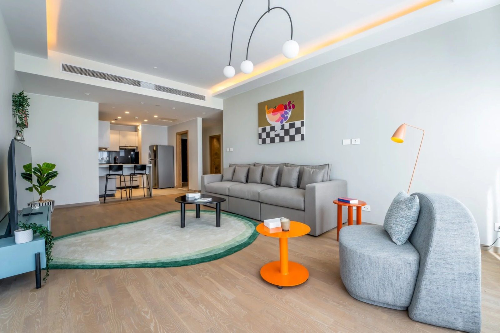 Charming 2BR Apartment with Kitchen – Aeon Towers, Sheikh Zayed — Living Room in Aeon Towers, Sheikh Zayed City, Egypt