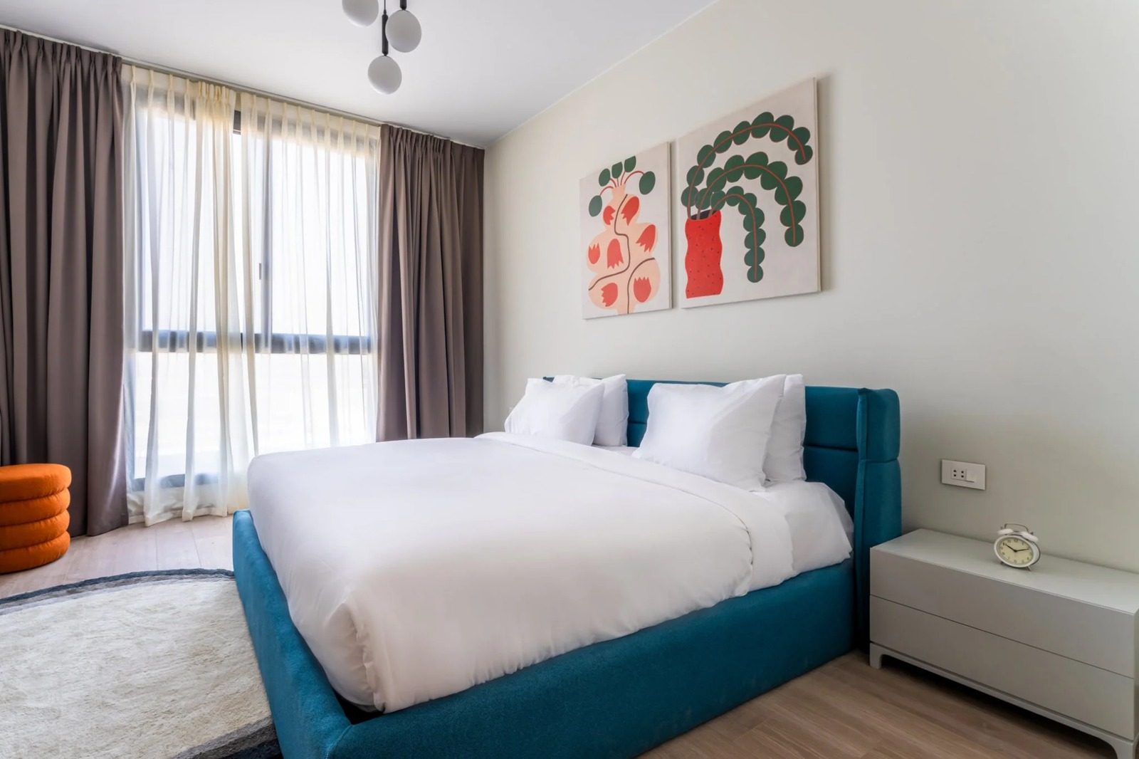 Charming 2BR Apartment with Kitchen – Aeon Towers, Sheikh Zayed — Bedroom 1 in Aeon Towers, Sheikh Zayed City, Egypt