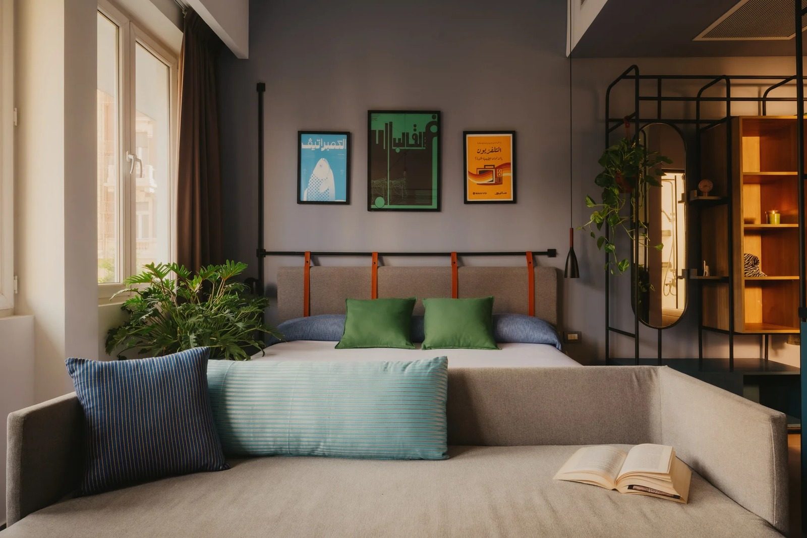 Executive Studio with Sofa Bed – Downtown Cairo — Living Room in Downtown Cairo, near Tahrir Square and Talaat Harb St, Egypt