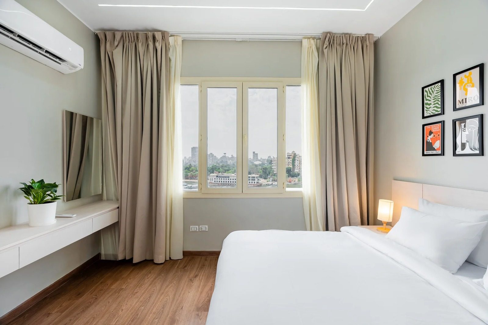 2BR Apartment – Nile View – Downtown Cairo — Bedroom 2 in Maspero, Corniche El Nil — near the Ramses Hilton, Egypt