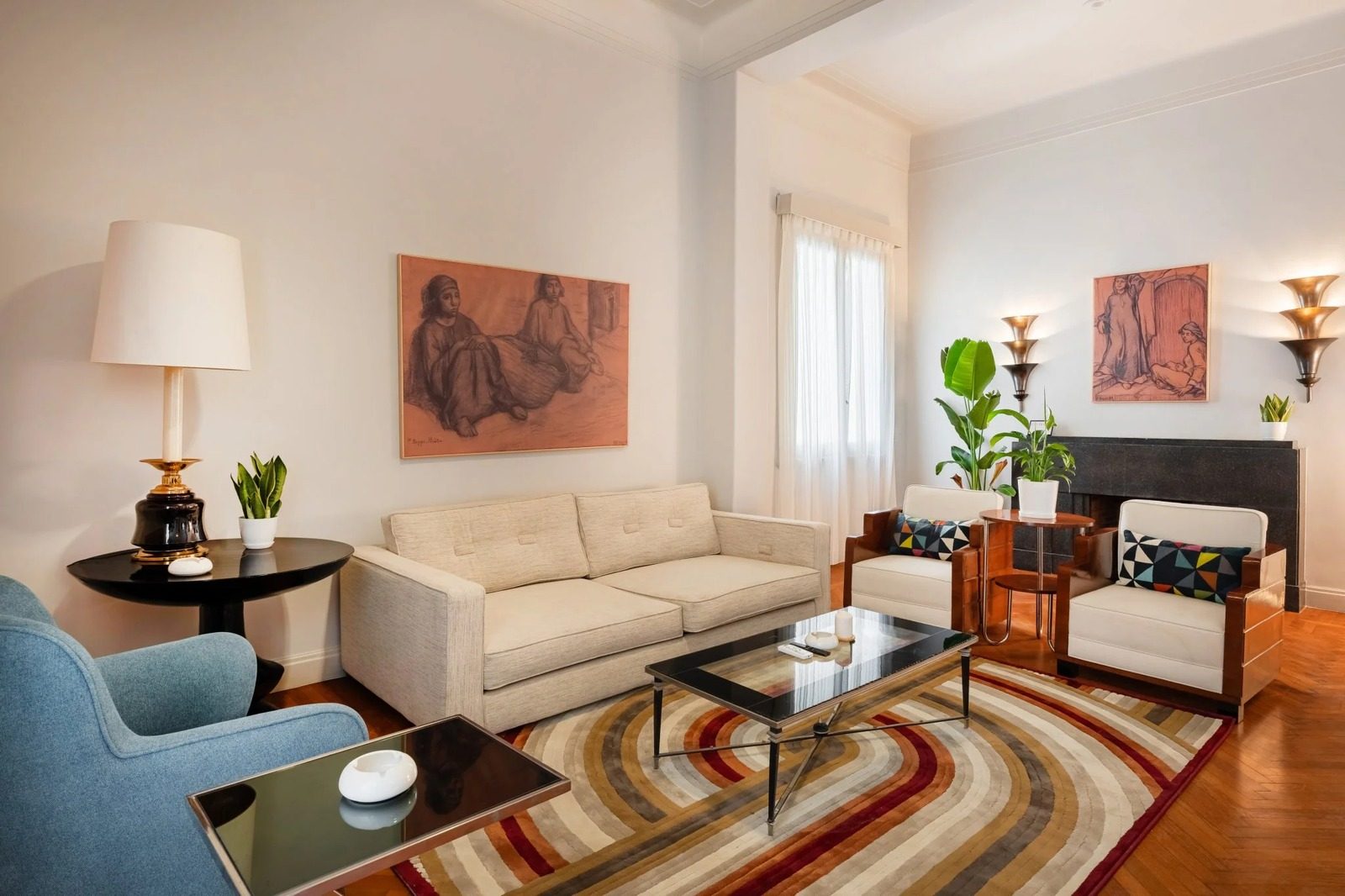1BR Apartment – Downtown Cairo — Living Room in Adly St, Downtown Cairo — near Talaat Harb Square, Egypt — photo 2