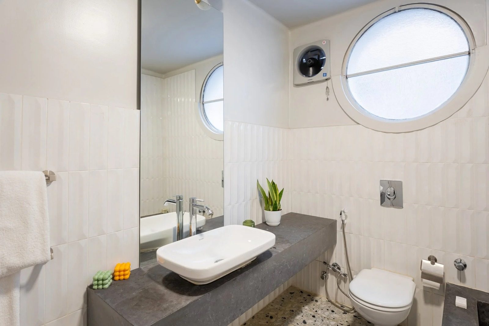 1BR Apartment – Downtown Cairo — Full bathroom 1 in Adly St, Downtown Cairo — near Talaat Harb Square, Egypt