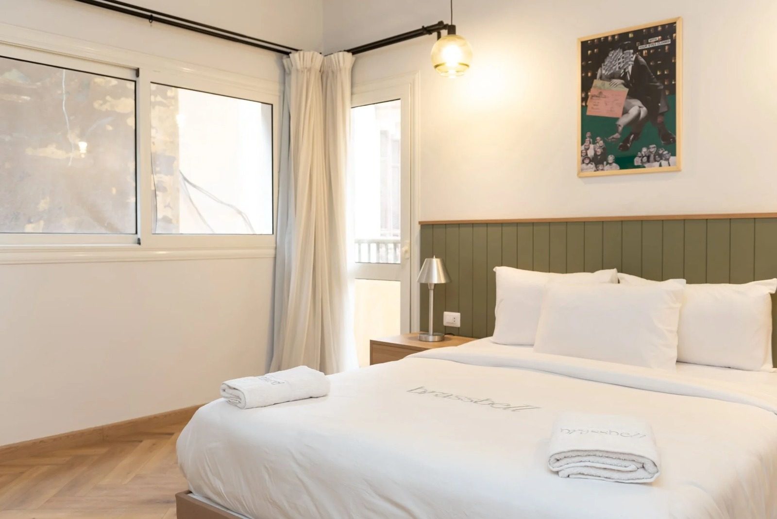Deluxe 1BR Apartment – Downtown Cairo — Bedroom 1 in Downtown Cairo, a short walk to Talaat Harb Square and Tahrir Square, Egypt