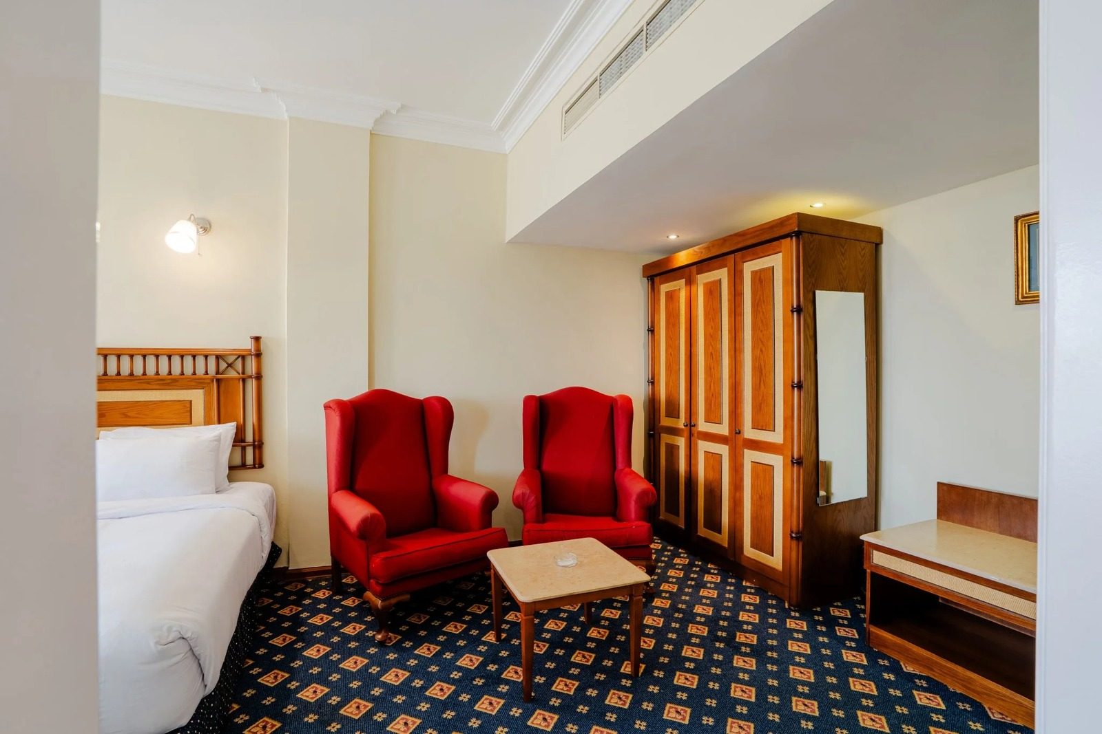 Executive Twin Room with Balcony – City View – Nile-side Hotel, Zamalek — Bedroom 1 in Nile side of Zamalek, Cairo, Egypt — photo 3