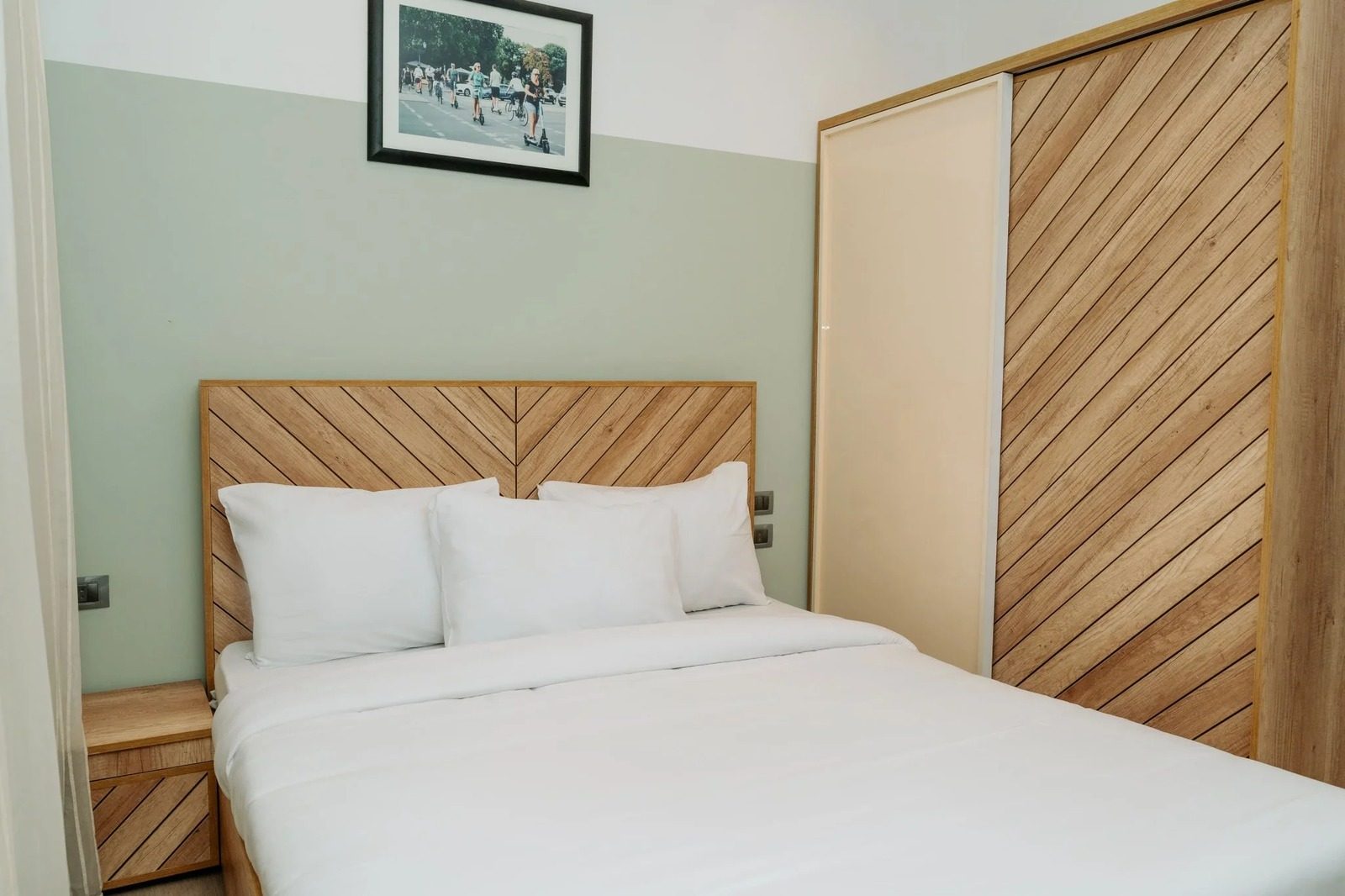 Elegant 2BR Apartment – Zamalek — Bedroom 1 in Central Zamalek, Cairo — close to 26th of July St, Egypt