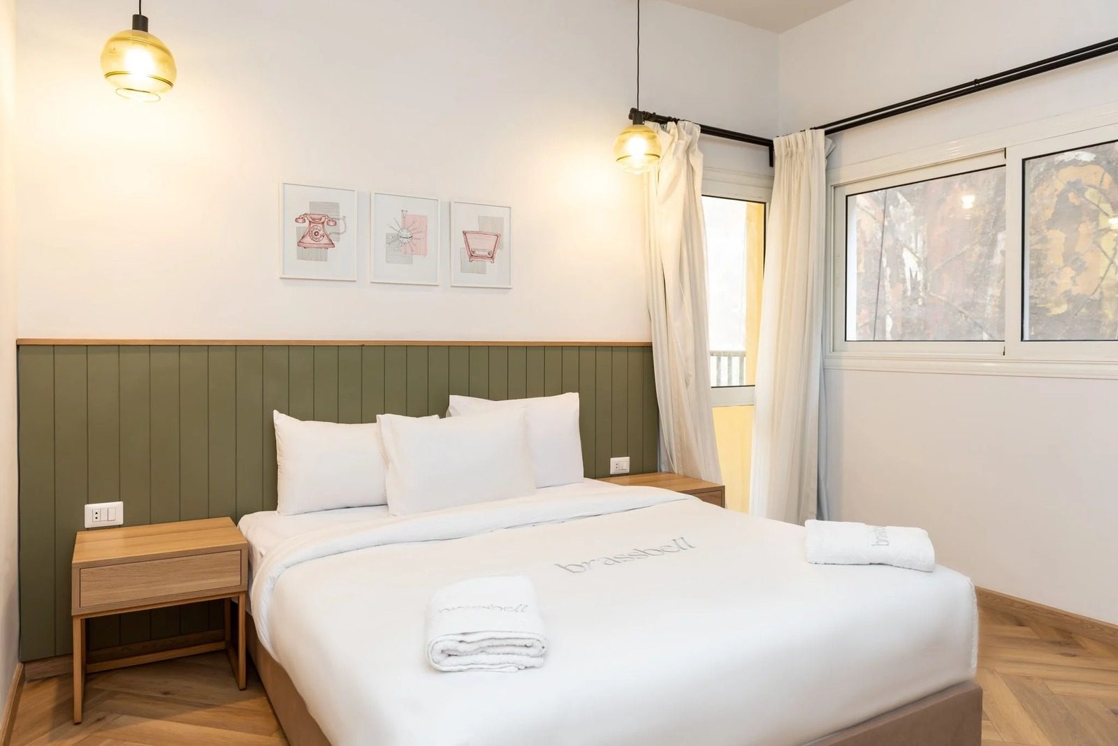 1BR Apartment with Balcony – City View – Downtown Cairo — Bedroom 1 in Downtown Cairo, a short walk to Talaat Harb Square and Tahrir Square, Egypt