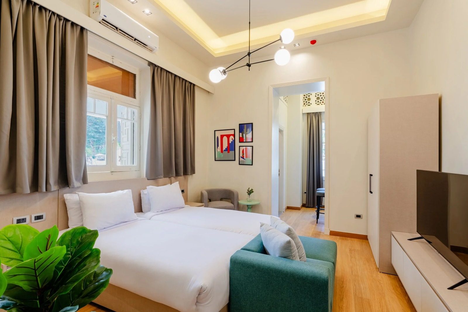 Modern Studio – Zamalek — Bedroom 1 in Zamalek, Cairo, Egypt