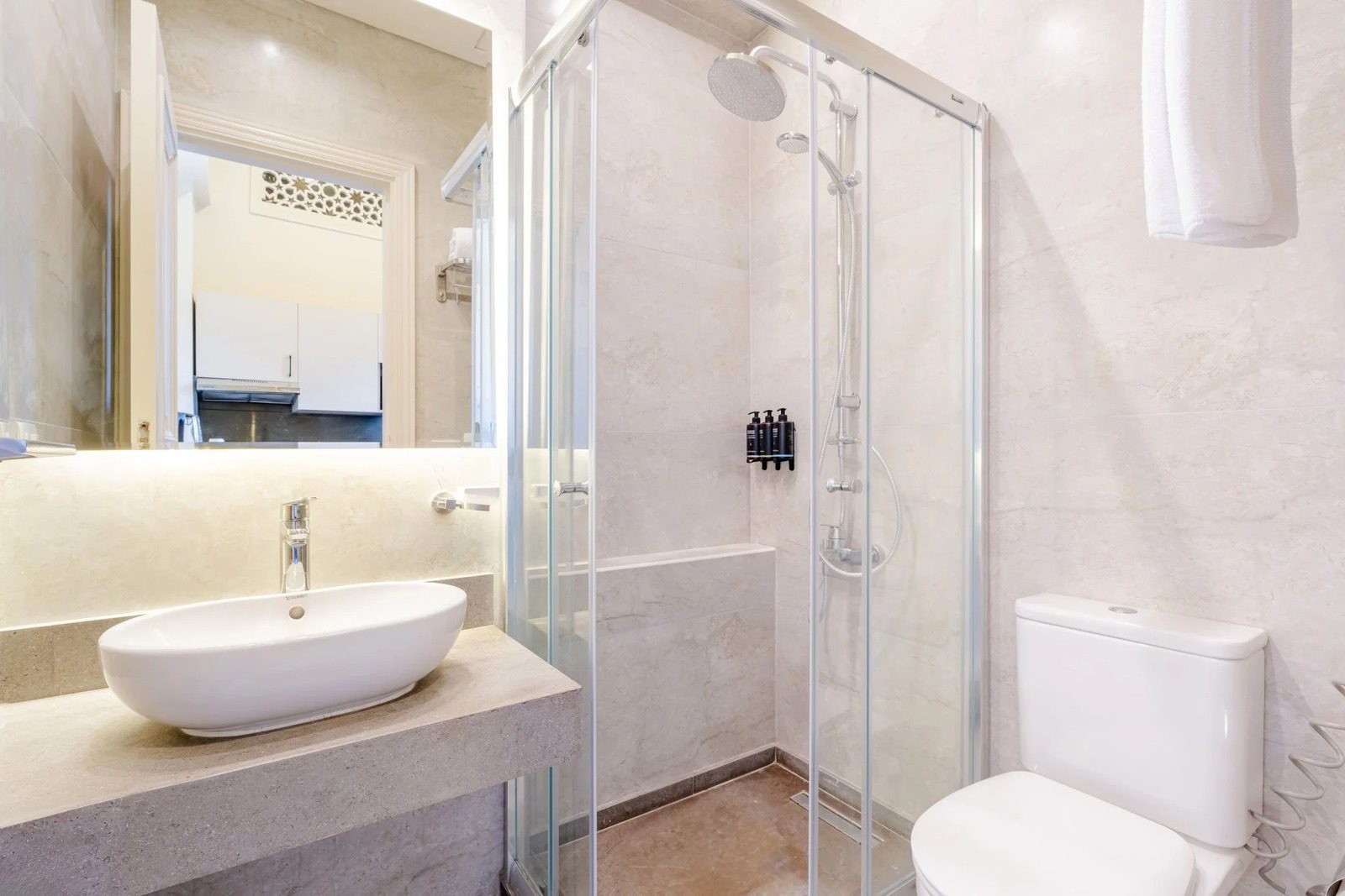 Modern Studio – Zamalek — Full bathroom 1 in Zamalek, Cairo, Egypt