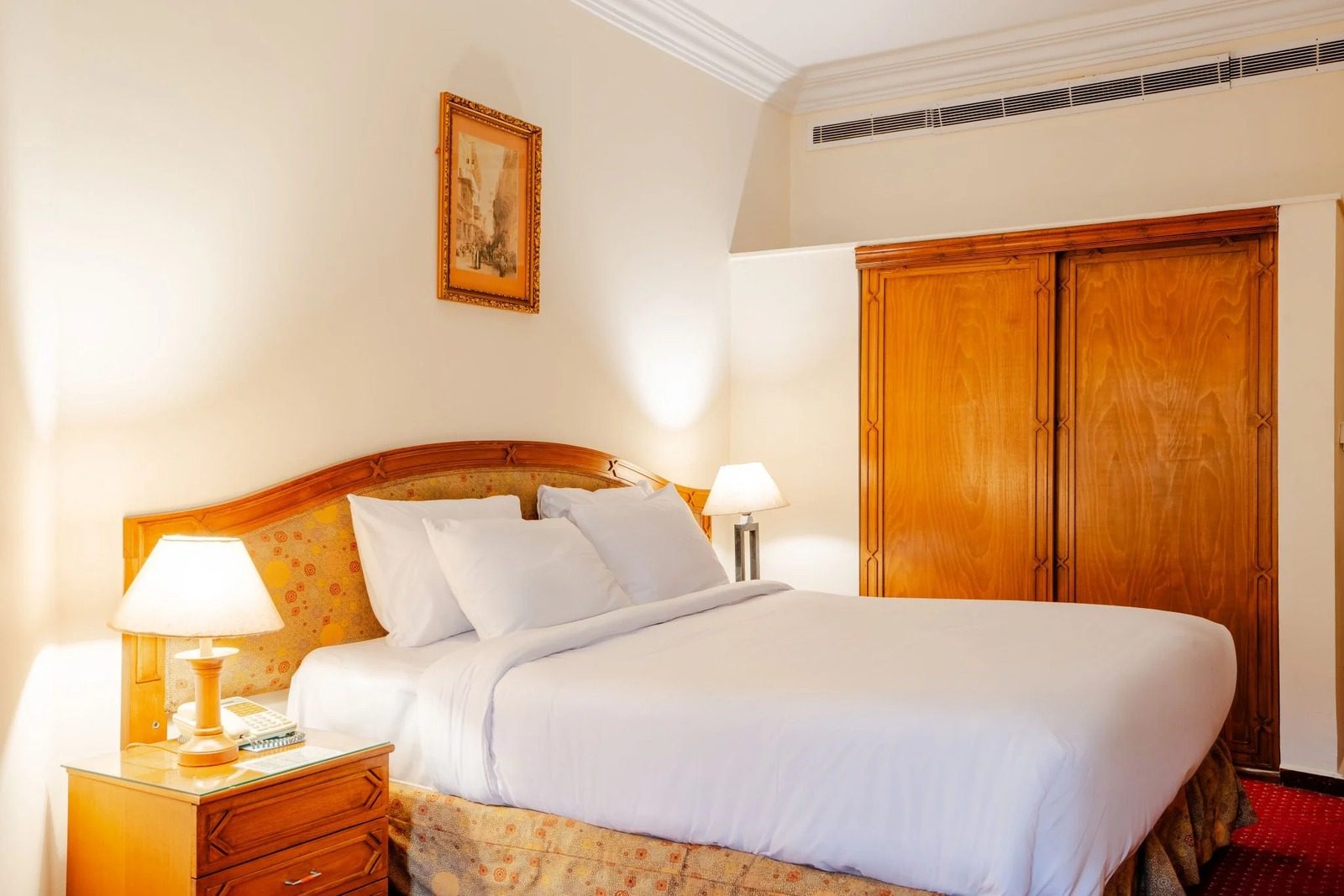 Standard King Room – City View – Nile-side Hotel, Zamalek — Bedroom 1 in Nile side of Zamalek, Cairo, Egypt