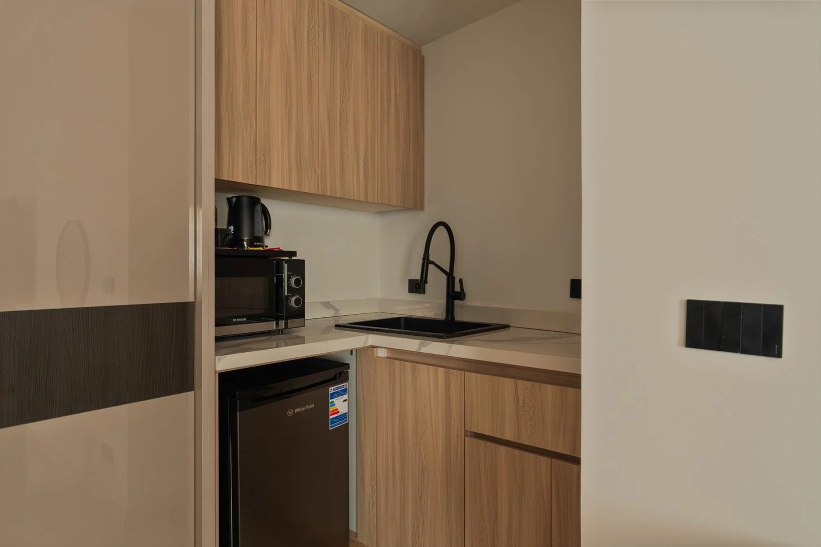 Studio with Kitchenette – Zamalek — Full Kitchen in Zamalek, next to the Lebanese Embassy, Egypt