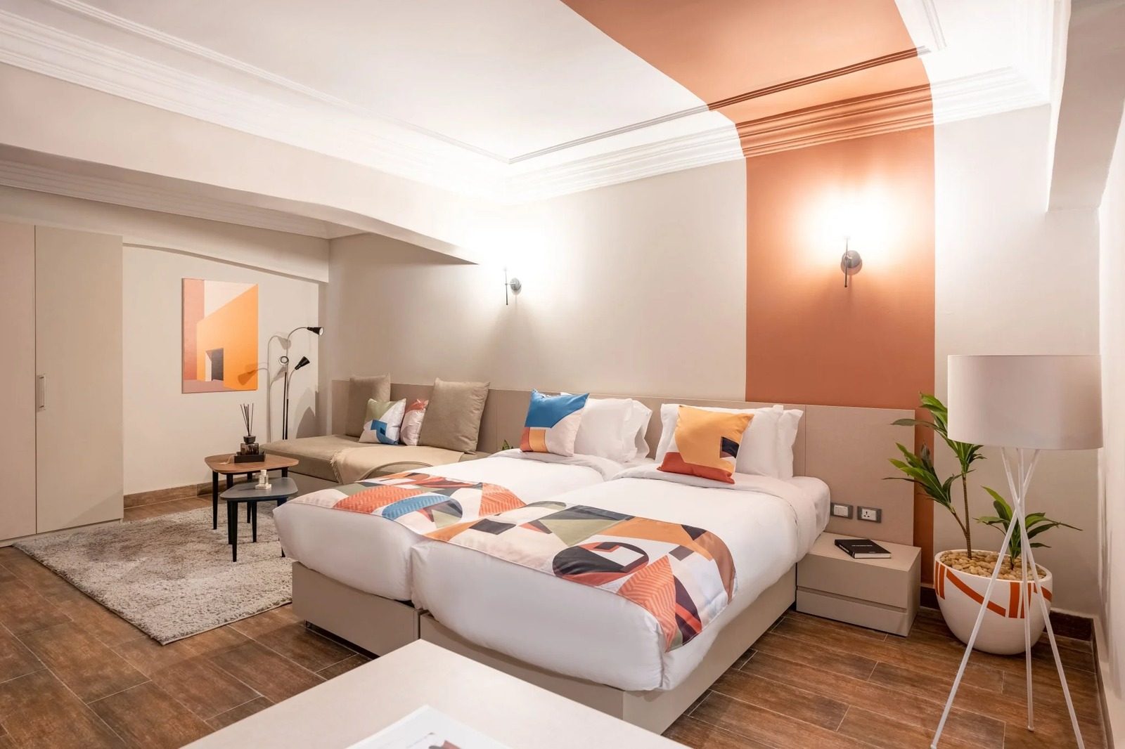 Compact Studio – Giza — Bedroom 1 in Giza Nile side, near Orman Botanical Garden & Cairo University, Egypt