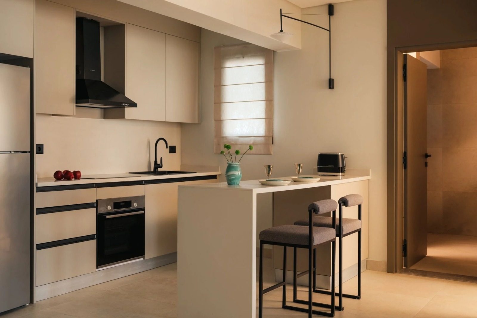Modern 1BR Apartment – City View – Zamalek — Full Kitchen in Zamalek diplomatic area, near the Cairo Marriott Hotel, Egypt