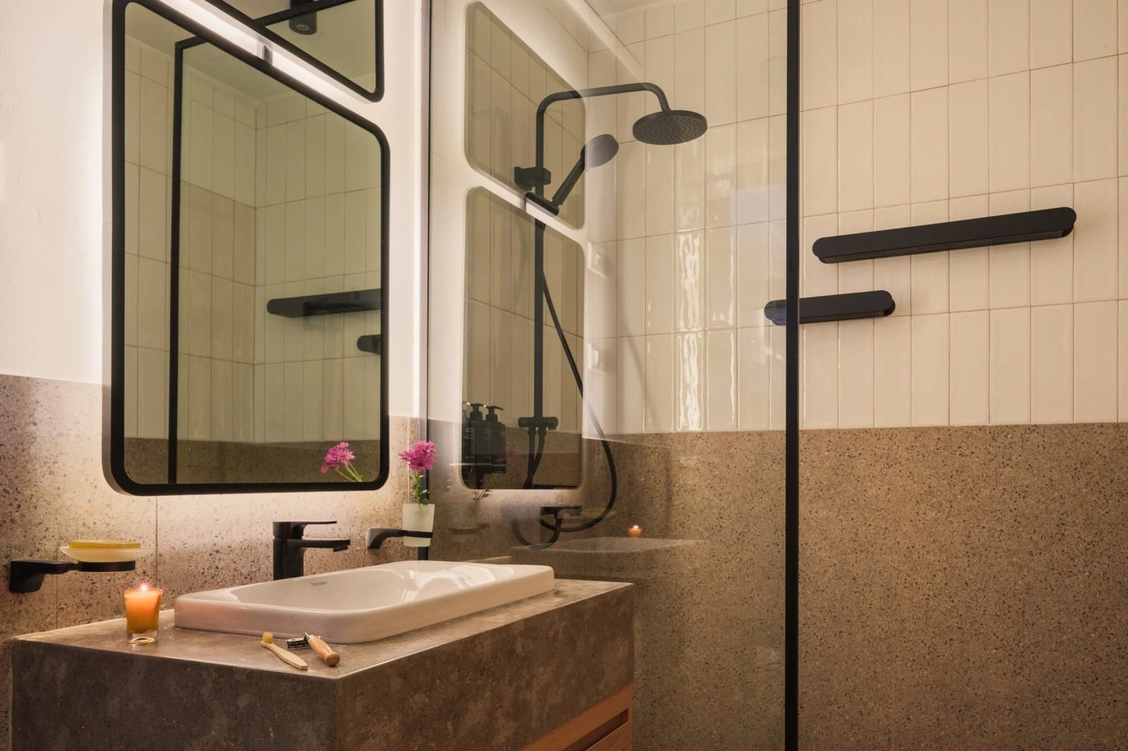 Compact Studio – Tahrir, Downtown Cairo — Full bathroom 1 in Qasr El Nil St, Downtown Cairo — next to Tahrir Square, Egypt