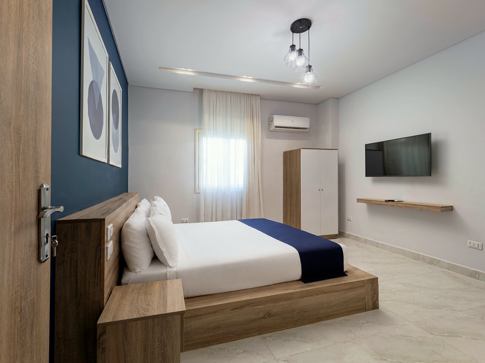 Travelholic Breeze Garden 2BR Apartment | 90 Residence 106 — Bedroom 1 in Travelholic 90st Residence. Unit 106., Egypt — photo 2