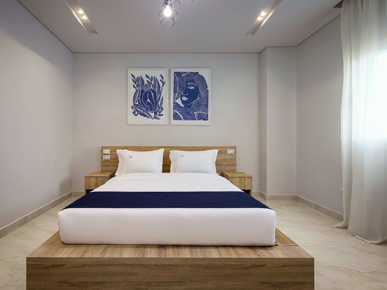 Travelholic Breeze Garden 2BR Apartment | 90 Residence 106 — Bedroom 2 in Travelholic 90st Residence. Unit 106., Egypt