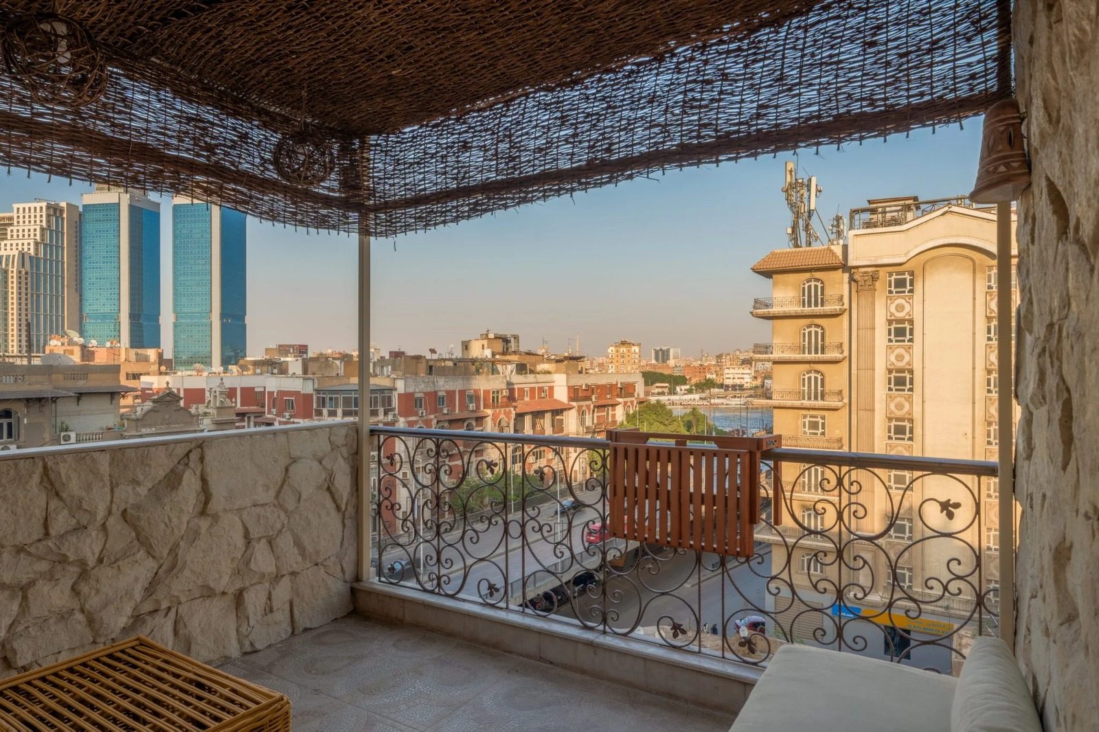 Superior Studio with Balcony – Zamalek — Balcony in Zamalek, Cairo, Egypt — photo 3