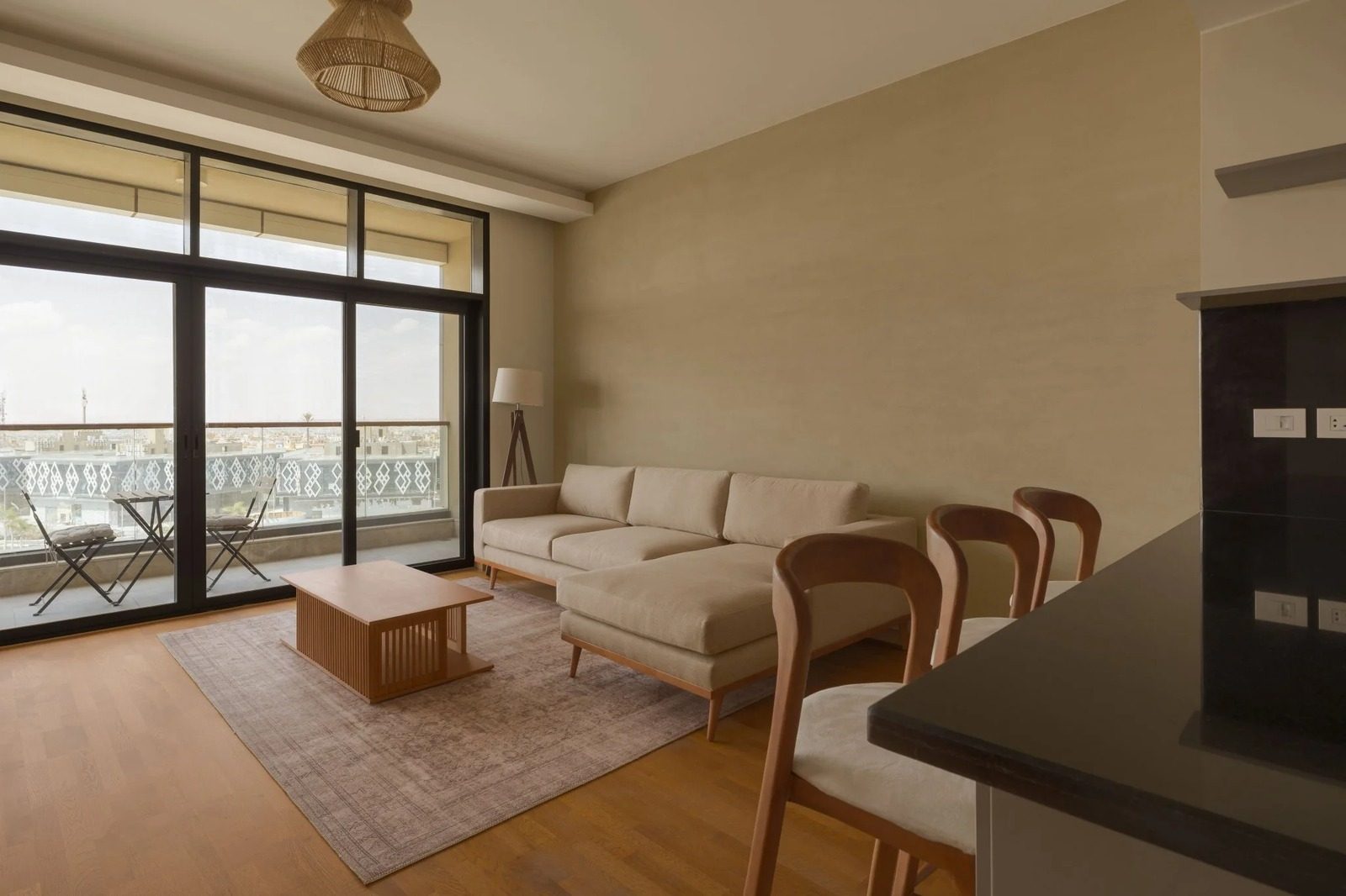 Modern 1BR Apartment with Balcony – Aeon Towers, Sheikh Zayed — Living Room in Aeon Towers, Sheikh Zayed City, Egypt — photo 2
