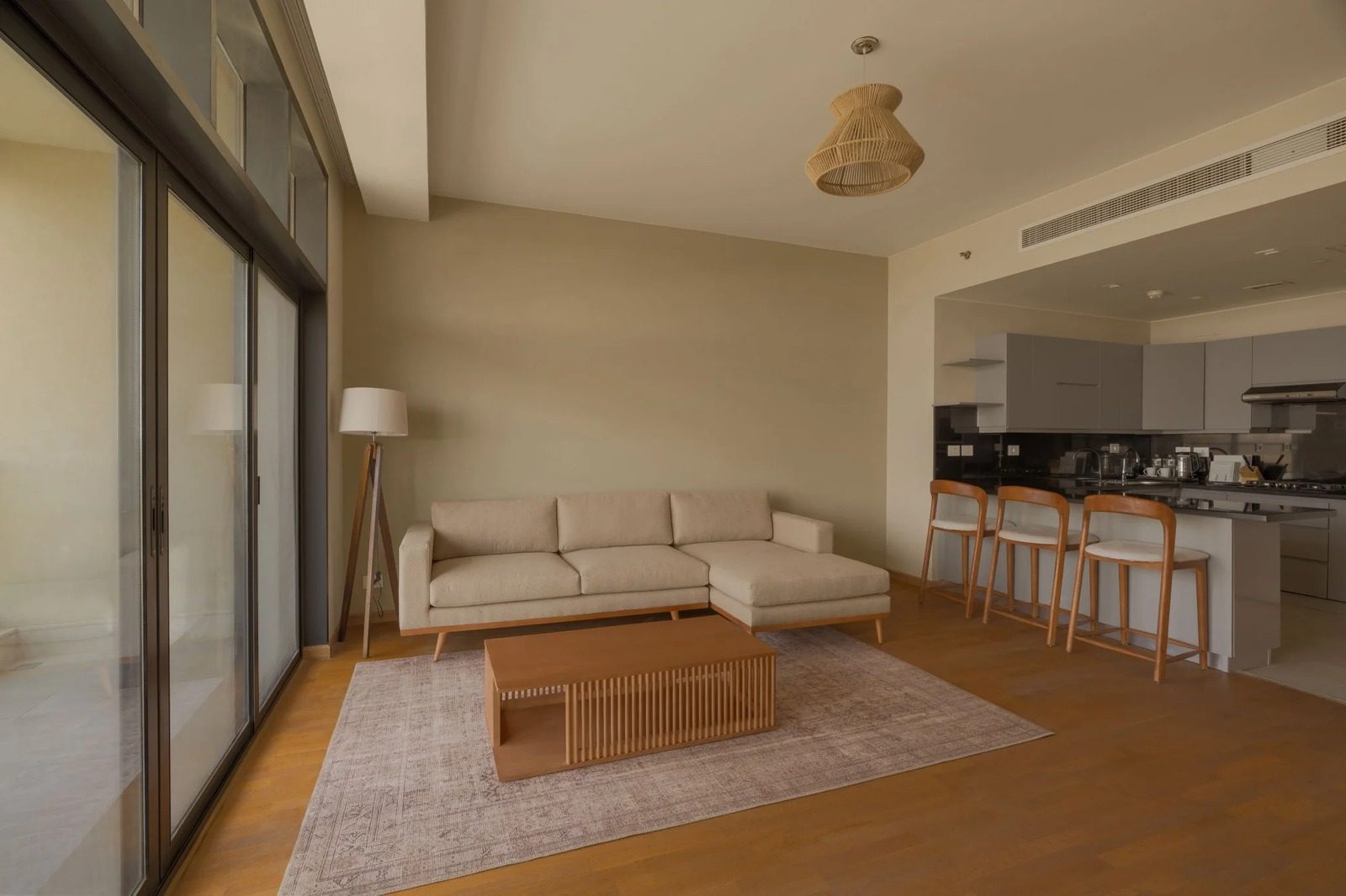 Modern 1BR Apartment with Balcony – Aeon Towers, Sheikh Zayed — Living Room in Aeon Towers, Sheikh Zayed City, Egypt — photo 3