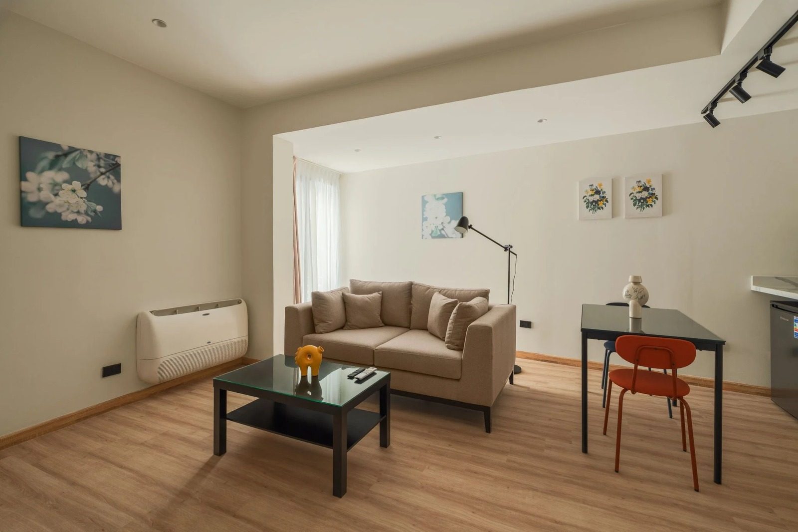 1BR Apartment with Balcony & Kitchenette – Zamalek — Living Room in Zamalek, next to the Lebanese Embassy, Egypt