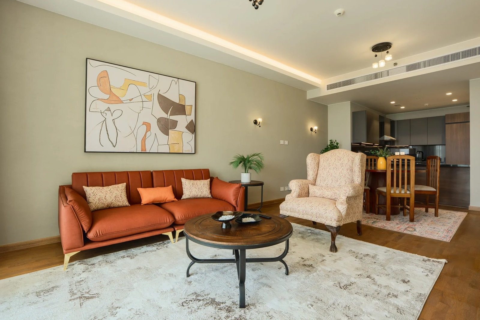 Warm 2BR Apartment with Kitchen – Aeon Towers, Sheikh Zayed — Living Room in Aeon Towers, Sheikh Zayed City, Egypt — photo 2