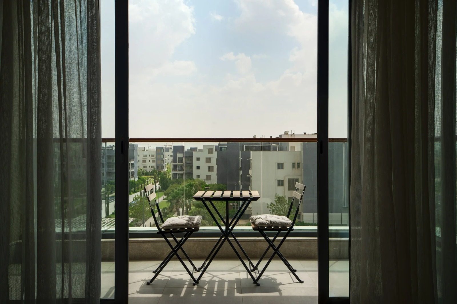 Warm 2BR Apartment with Kitchen – Aeon Towers, Sheikh Zayed — Balcony in Aeon Towers, Sheikh Zayed City, Egypt