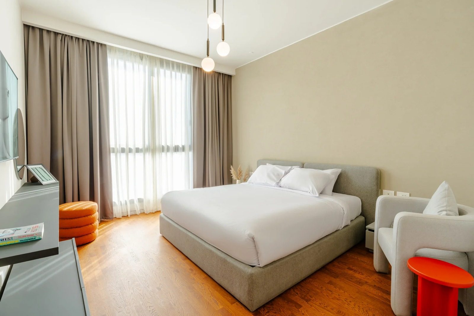 2BR Apartment with Balcony – Aeon Towers, Sheikh Zayed — Bedroom 1 in Aeon Towers, Sheikh Zayed City, Egypt
