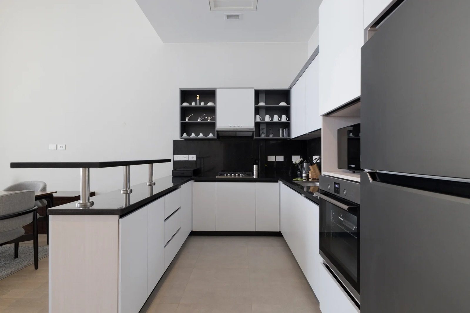 2BR Apartment with Private Garden – Aeon Towers, Sheikh Zayed — Full Kitchen in Aeon Towers, Sheikh Zayed City, Egypt