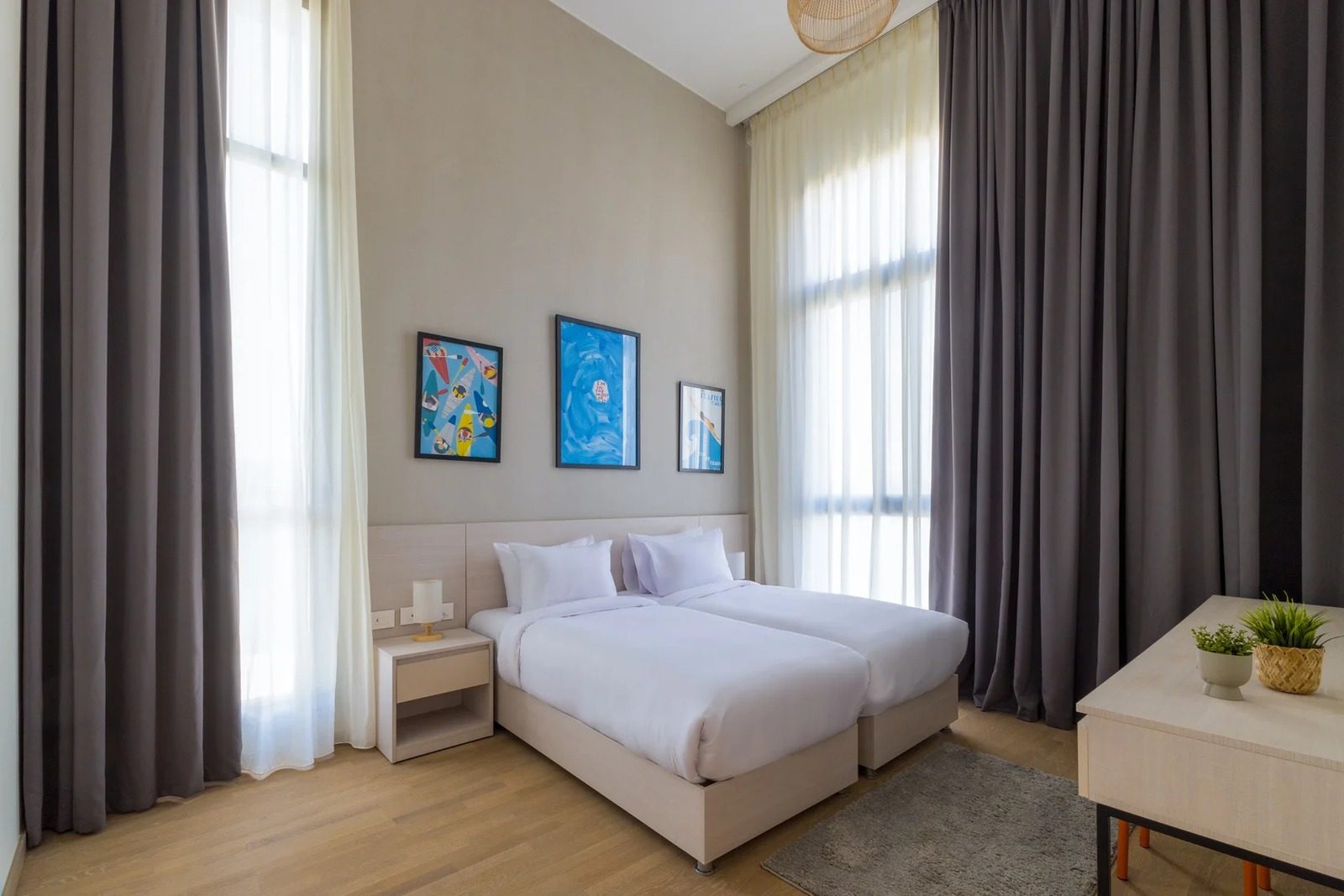 2BR Apartment with Private Garden – Aeon Towers, Sheikh Zayed — Bedroom 1 in Aeon Towers, Sheikh Zayed City, Egypt
