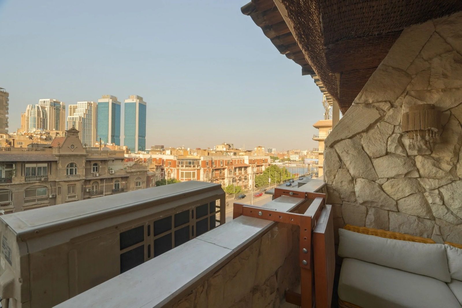 Modern Deluxe Studio with Balcony – Zamalek — Balcony in Zamalek, Cairo, Egypt — photo 2